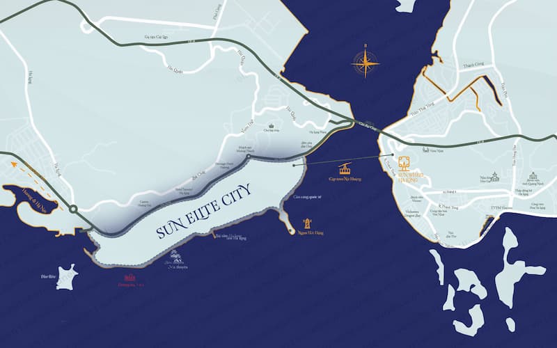 Vị trí Sun Elite City Hạ Long